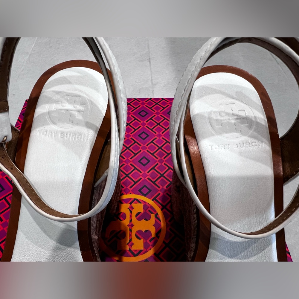 Tory Burch Cream Espadrilles with Intricate Cutouts - Picture 5 of 8
